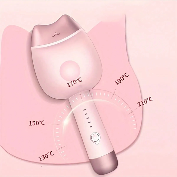 Yoly Cat Wave Piastra in Ceramica per Onde con Temperatura Regolabile