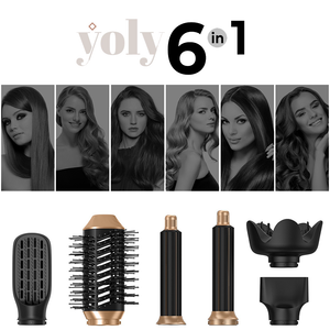 Yoly Magic Twist - 6 in 1 per Styling Completo e Capelli Luminosi